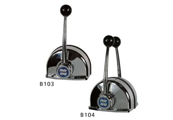Ultraflex B103/104 Single & Double Lever Top Mount Control – Chrome Finish
