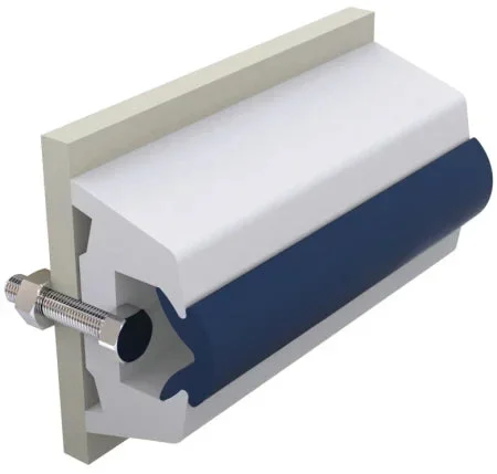 VETUS Vinyl rubbing strake, white, TRAP 55 x 34 mm, coil of 30 m, (price per m) TRAP55WL