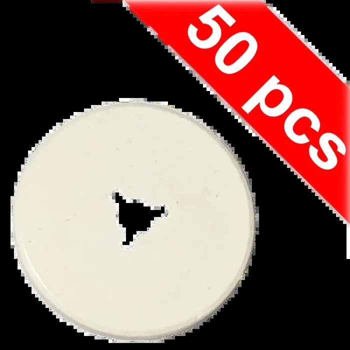 Weld Mount SC-1420-50 – White Stud Cover, 50 Pack