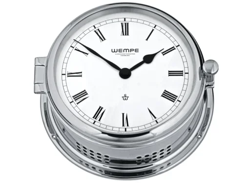 Wempe Admiral II Series Quartz Bell Clock 185mm – Chrome Case
