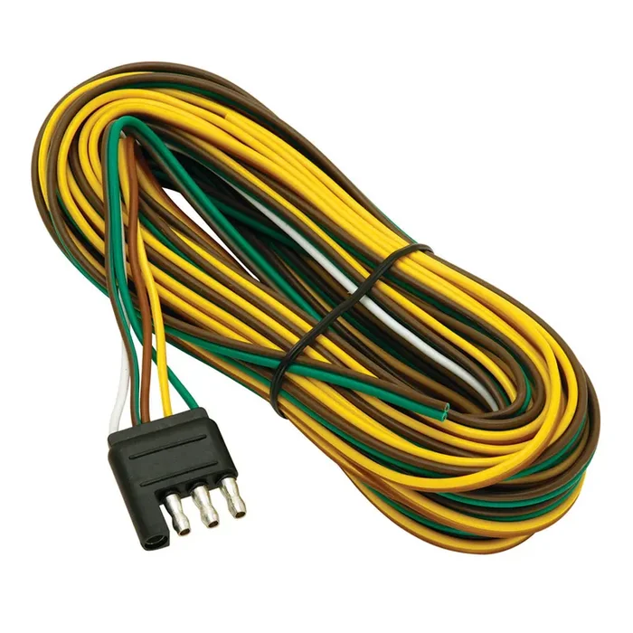 Wesbar 4-Way Flat 25ft Trailer End – Wishbone Harness – 3ft Ground