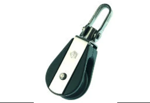 Wichard 25mm Single Block with Swivel Head – Plain or Ball Bearing