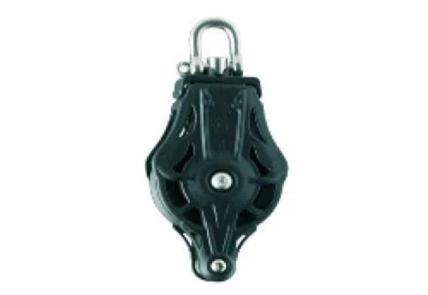 Wichard 35mm Single Block with Swivel Head & Becket – Plain or Ball Bearing
