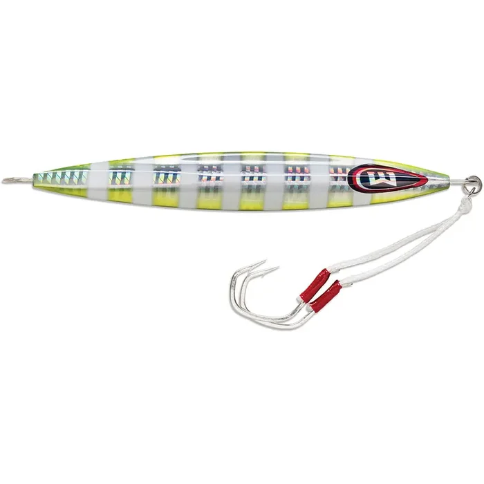 Williamson Kensaki 220 Jig – 6.75″ – 7-3/4oz – Chartreuse Blink